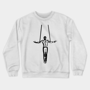 Aerialist Performer Circus Straps Crewneck Sweatshirt